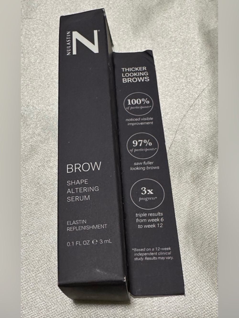 Nulastin Brow Shape Altering Serum New in Box Retail $84